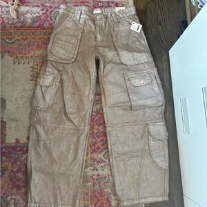 Free People barrel cargo Pants